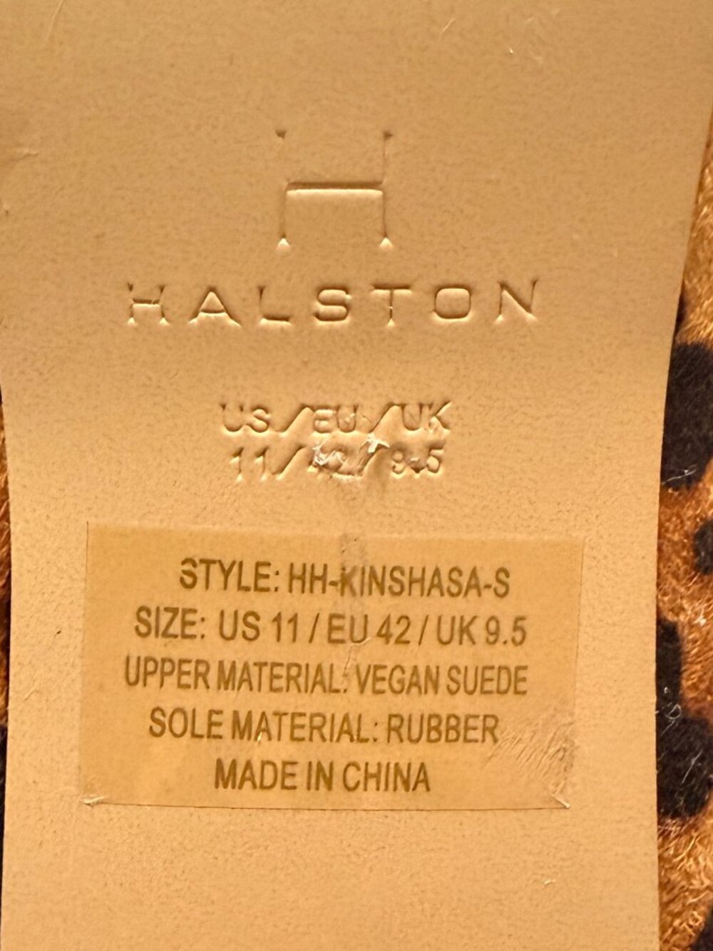Halston "Kinshasa Leopard Print Pump - Size 11 - Picture 8 of 8